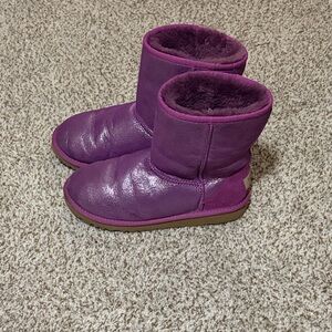 UGG classic short glitter boots